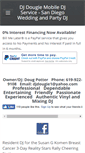 Mobile Screenshot of djdougie.com